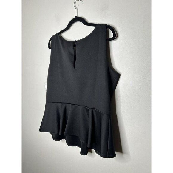 Bijou Bisou Black Yellow Gems Sleeveless Tank Top Formal Business Size XL NWT - Picture 9 of 11